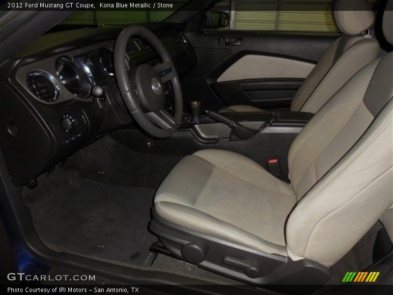 Kona Blue Metallic / Stone 2012 Ford Mustang GT Coupe