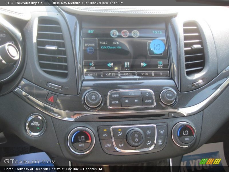 Blue Ray Metallic / Jet Black/Dark Titanium 2014 Chevrolet Impala LTZ
