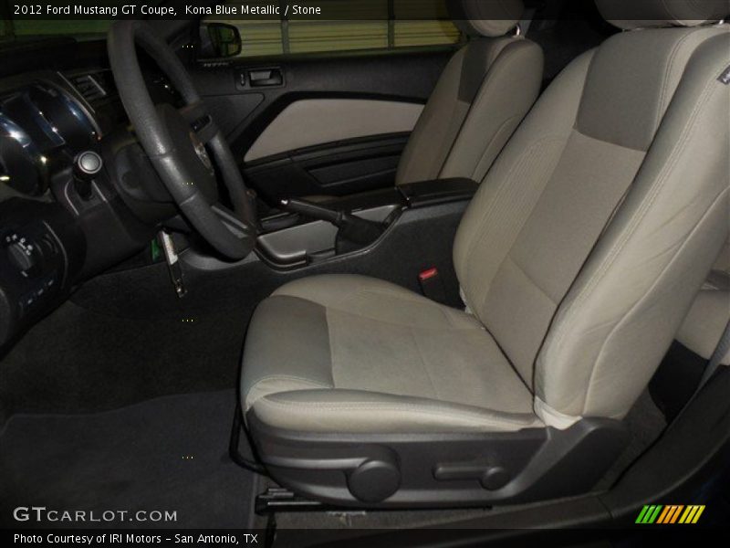 Kona Blue Metallic / Stone 2012 Ford Mustang GT Coupe