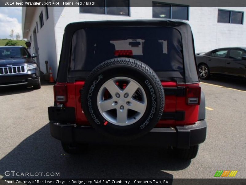 Flame Red / Black 2014 Jeep Wrangler Sport 4x4