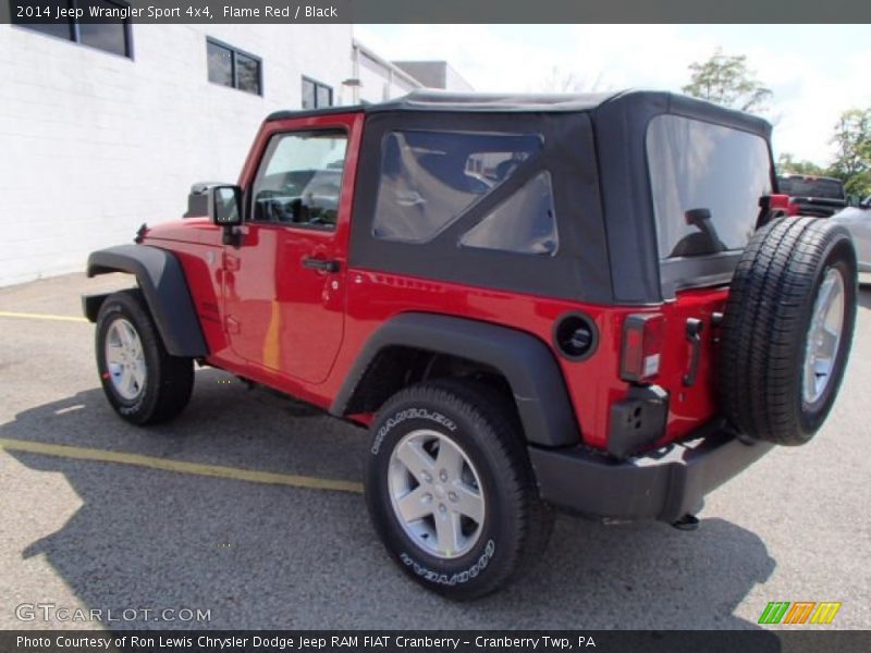 Flame Red / Black 2014 Jeep Wrangler Sport 4x4