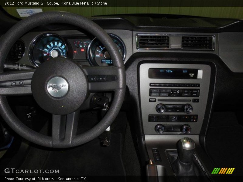 Kona Blue Metallic / Stone 2012 Ford Mustang GT Coupe