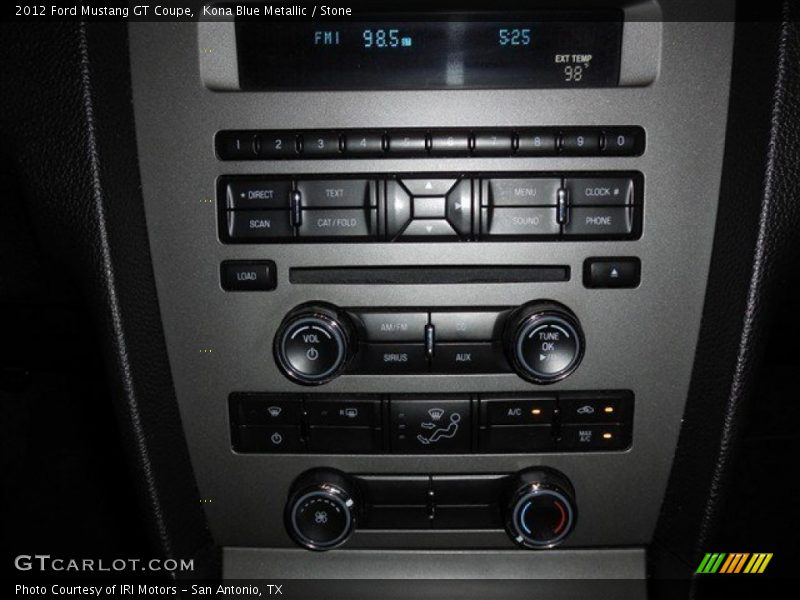 Kona Blue Metallic / Stone 2012 Ford Mustang GT Coupe