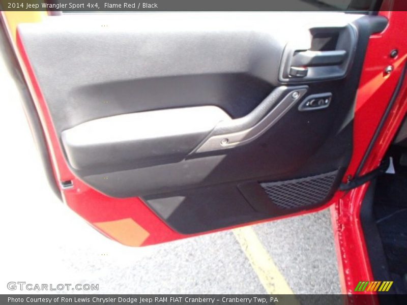 Flame Red / Black 2014 Jeep Wrangler Sport 4x4