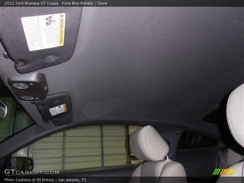 Kona Blue Metallic / Stone 2012 Ford Mustang GT Coupe