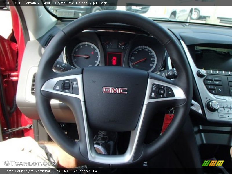 Crystal Red Tintcoat / Jet Black 2013 GMC Terrain SLE AWD