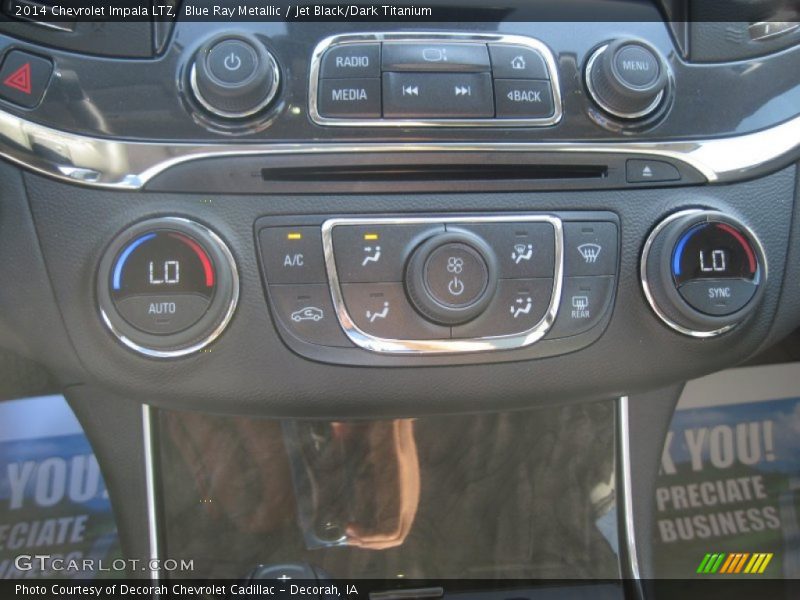 Blue Ray Metallic / Jet Black/Dark Titanium 2014 Chevrolet Impala LTZ