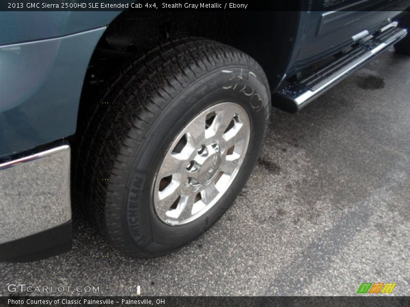 Stealth Gray Metallic / Ebony 2013 GMC Sierra 2500HD SLE Extended Cab 4x4