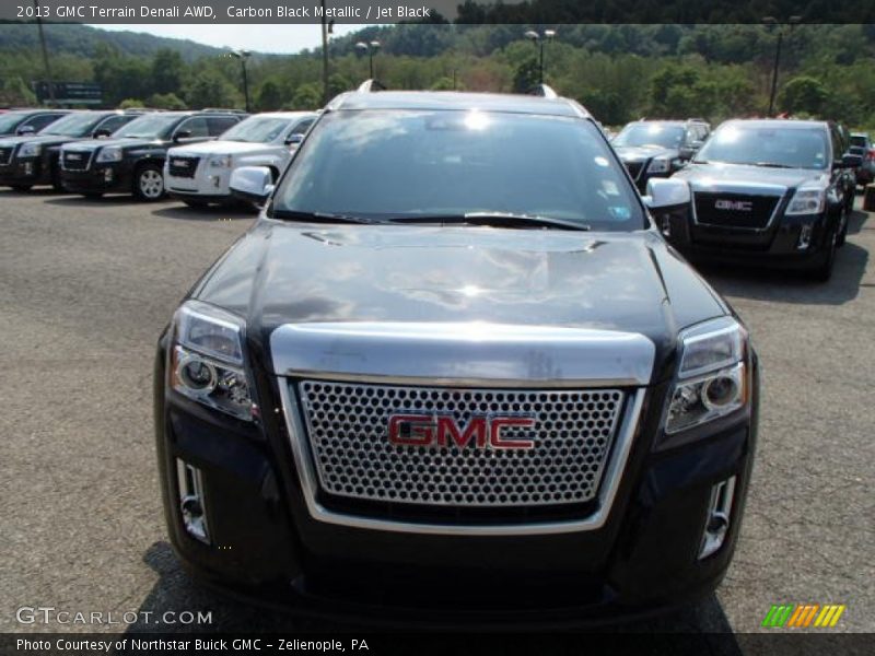 Carbon Black Metallic / Jet Black 2013 GMC Terrain Denali AWD