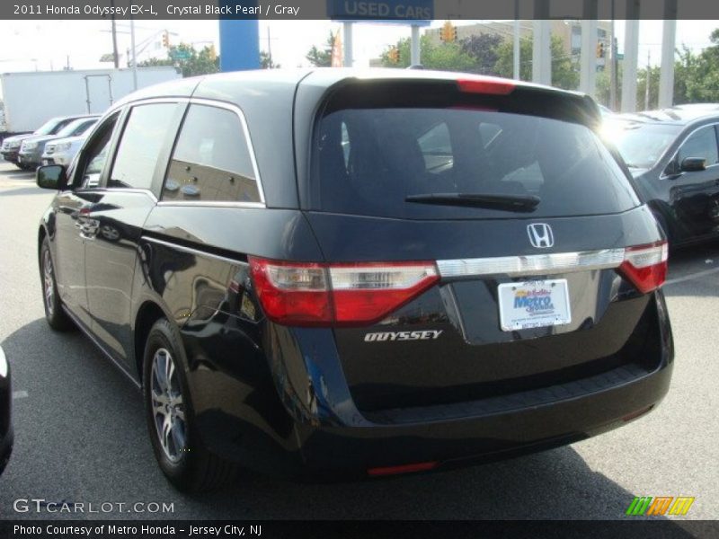 Crystal Black Pearl / Gray 2011 Honda Odyssey EX-L