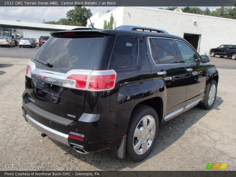 Carbon Black Metallic / Jet Black 2013 GMC Terrain Denali AWD