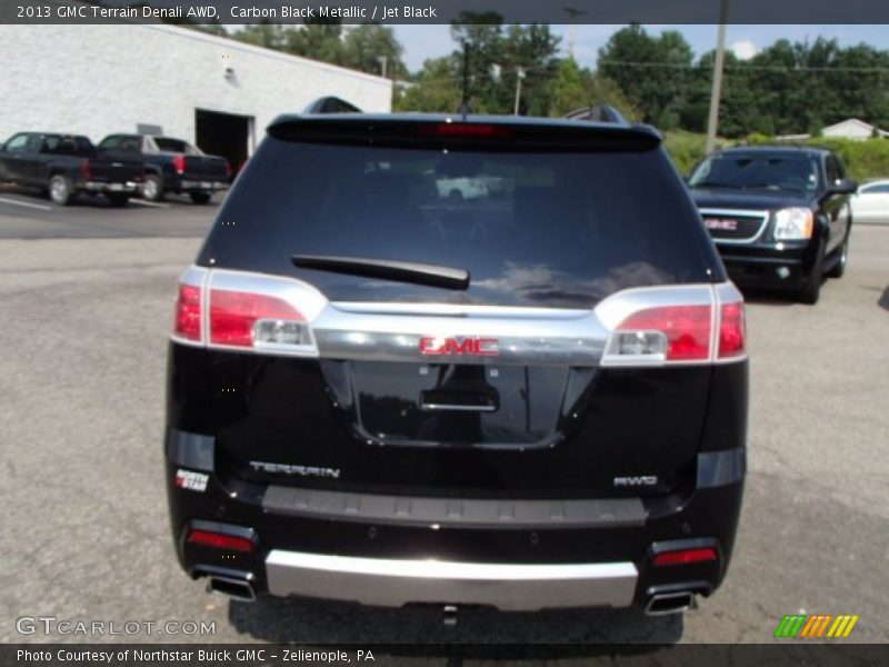 Carbon Black Metallic / Jet Black 2013 GMC Terrain Denali AWD