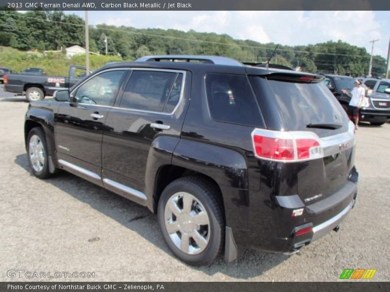 Carbon Black Metallic / Jet Black 2013 GMC Terrain Denali AWD