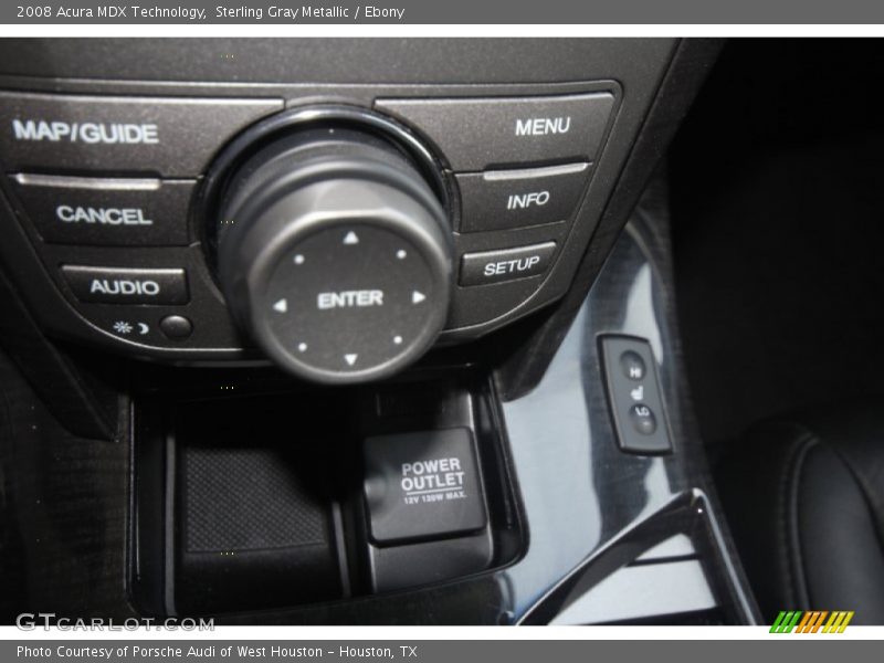 Sterling Gray Metallic / Ebony 2008 Acura MDX Technology
