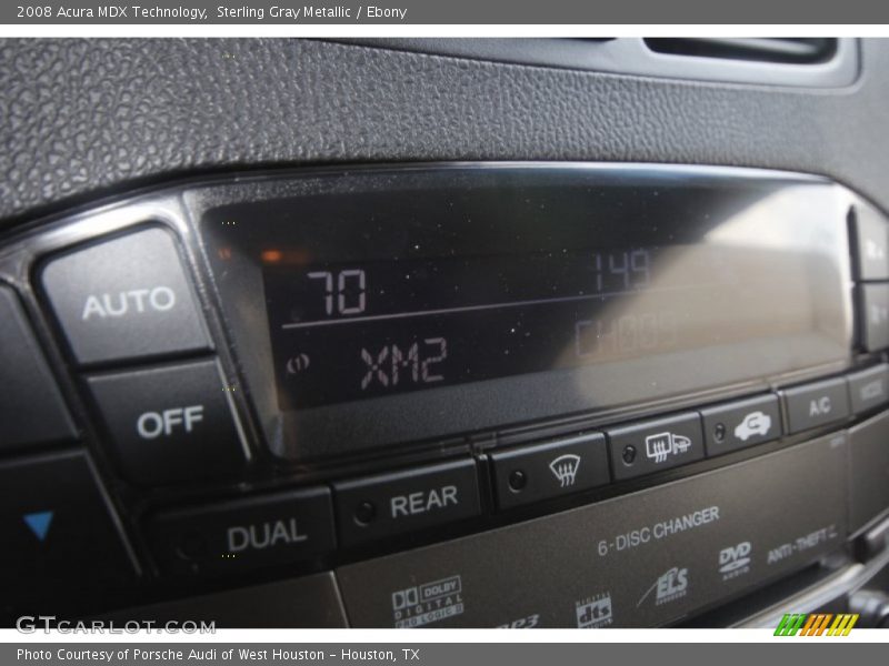 Sterling Gray Metallic / Ebony 2008 Acura MDX Technology