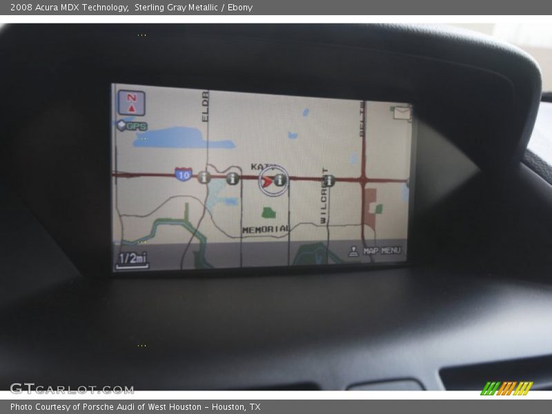 Sterling Gray Metallic / Ebony 2008 Acura MDX Technology