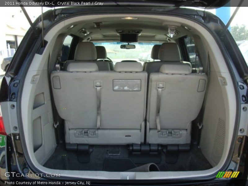 Crystal Black Pearl / Gray 2011 Honda Odyssey EX-L