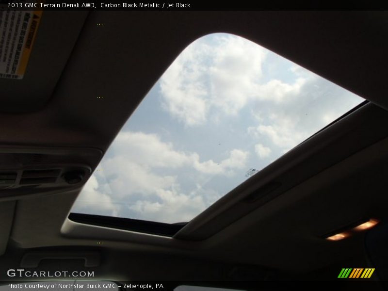 Carbon Black Metallic / Jet Black 2013 GMC Terrain Denali AWD