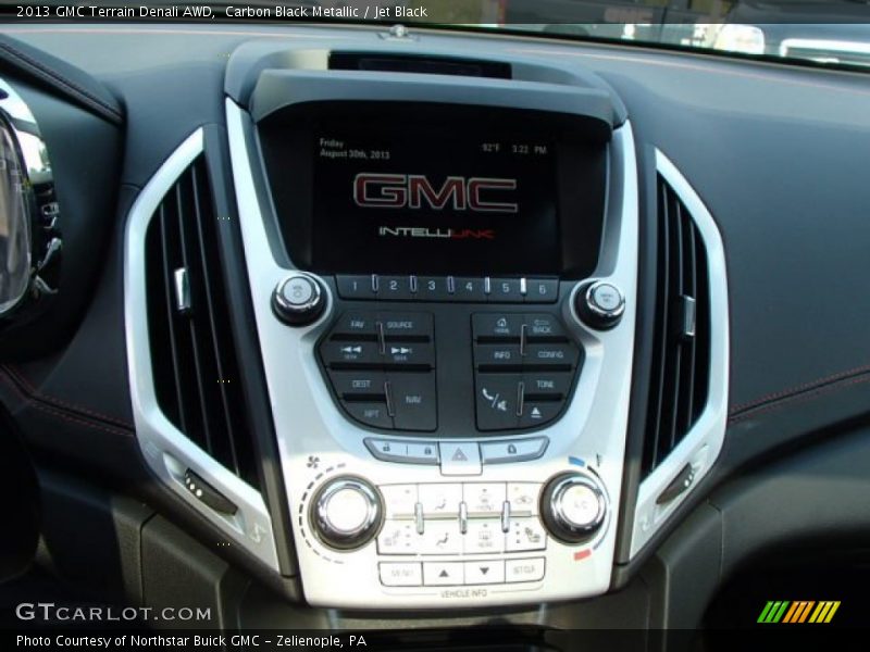 Carbon Black Metallic / Jet Black 2013 GMC Terrain Denali AWD
