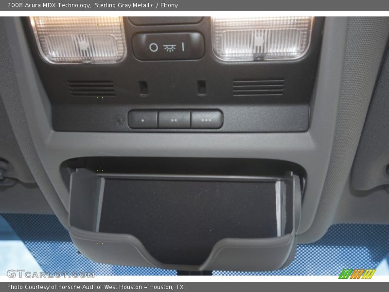 Sterling Gray Metallic / Ebony 2008 Acura MDX Technology