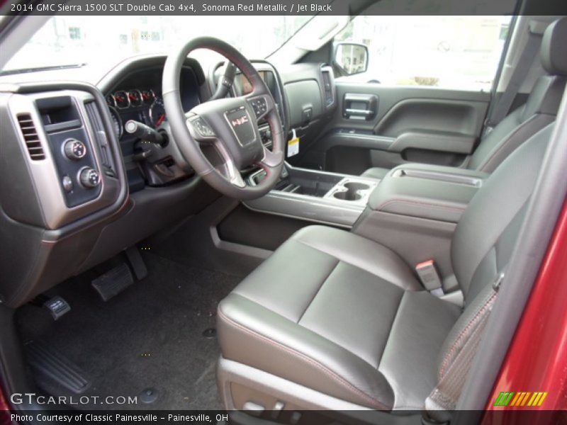  2014 Sierra 1500 SLT Double Cab 4x4 Jet Black Interior