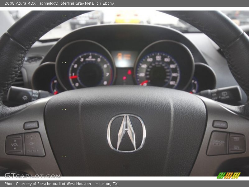 Sterling Gray Metallic / Ebony 2008 Acura MDX Technology