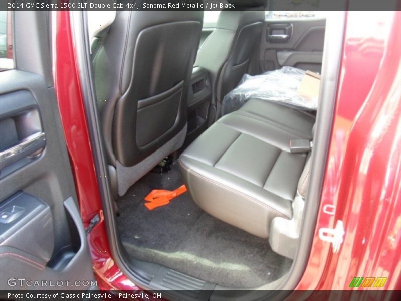 Rear Seat of 2014 Sierra 1500 SLT Double Cab 4x4