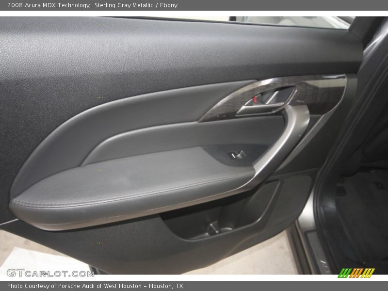 Sterling Gray Metallic / Ebony 2008 Acura MDX Technology