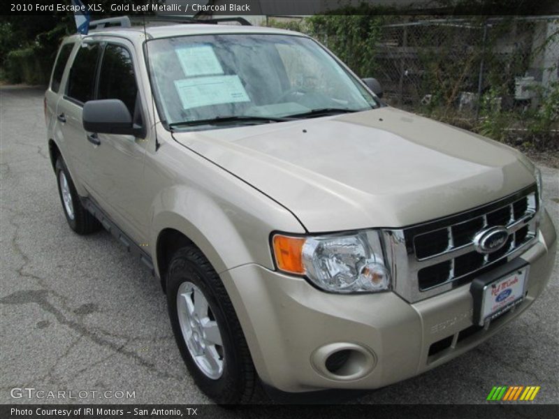 Gold Leaf Metallic / Charcoal Black 2010 Ford Escape XLS