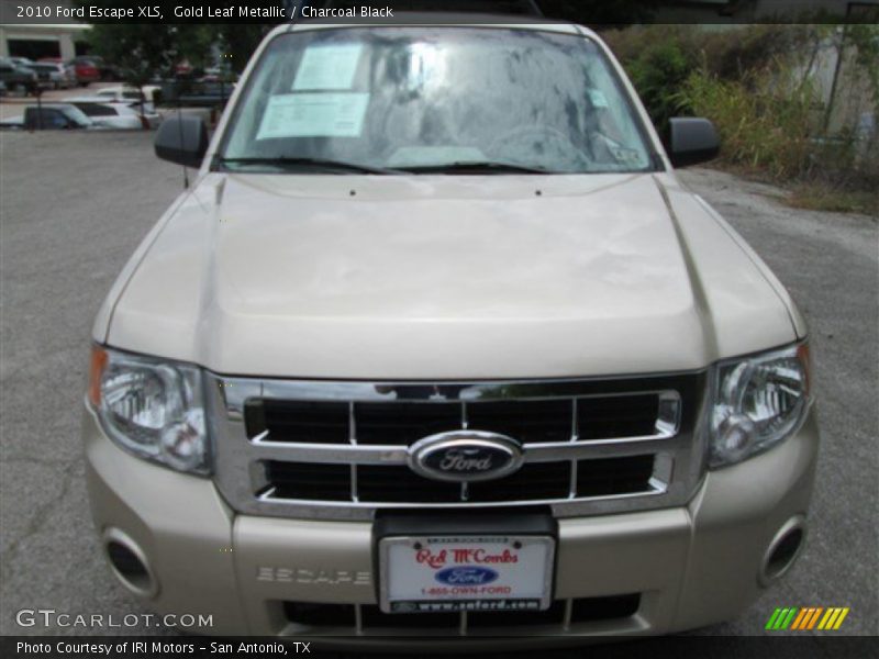 Gold Leaf Metallic / Charcoal Black 2010 Ford Escape XLS