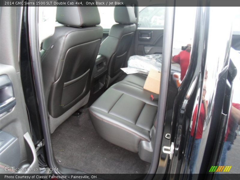 Rear Seat of 2014 Sierra 1500 SLT Double Cab 4x4
