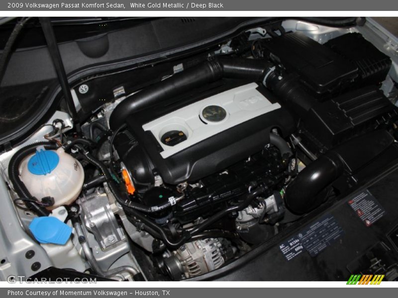 White Gold Metallic / Deep Black 2009 Volkswagen Passat Komfort Sedan