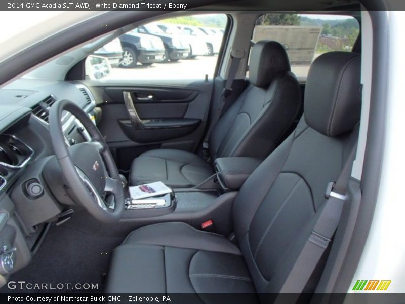  2014 Acadia SLT AWD Ebony Interior