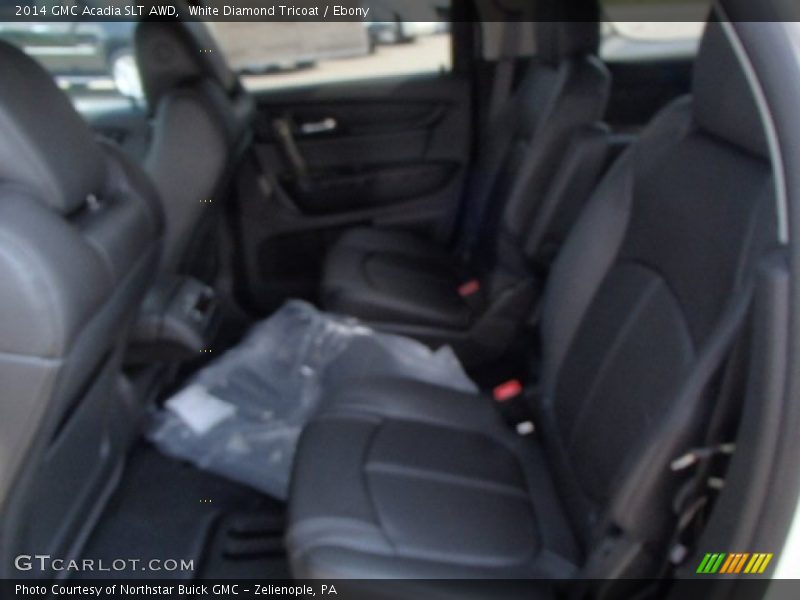 White Diamond Tricoat / Ebony 2014 GMC Acadia SLT AWD