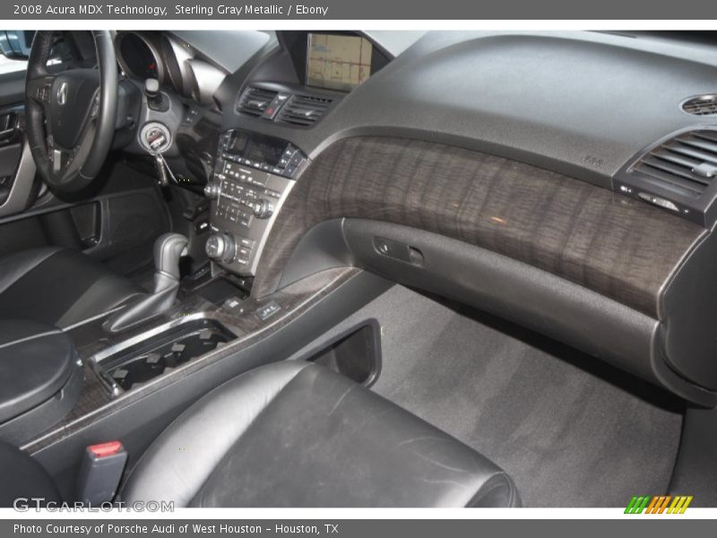 Sterling Gray Metallic / Ebony 2008 Acura MDX Technology