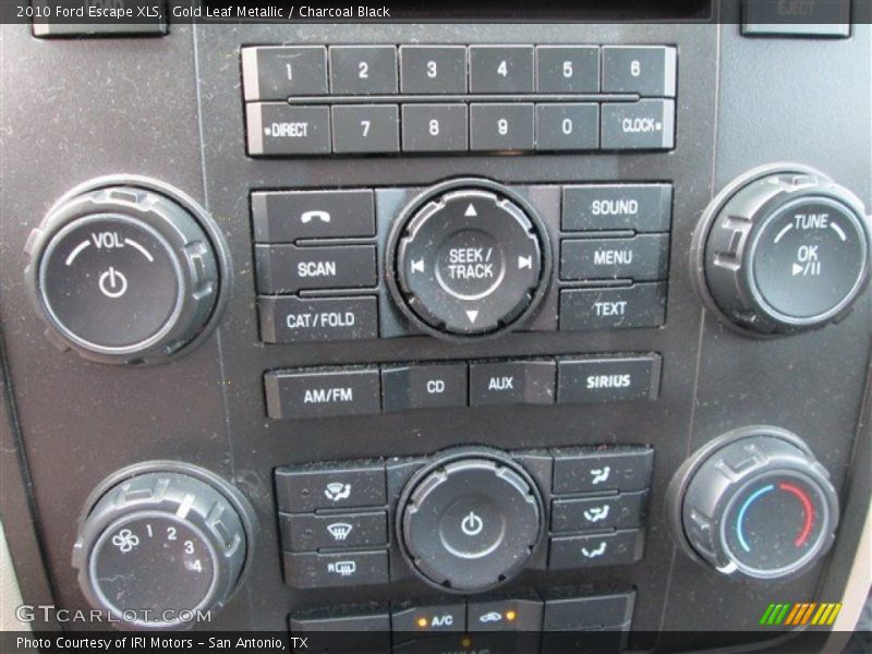 Gold Leaf Metallic / Charcoal Black 2010 Ford Escape XLS