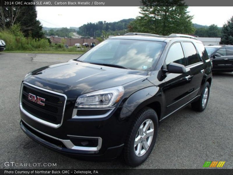Carbon Black Metallic / Ebony 2014 GMC Acadia SLE AWD
