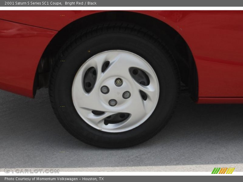Bright Red / Black 2001 Saturn S Series SC1 Coupe