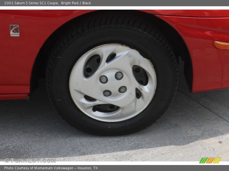 Bright Red / Black 2001 Saturn S Series SC1 Coupe