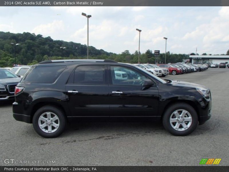 Carbon Black Metallic / Ebony 2014 GMC Acadia SLE AWD