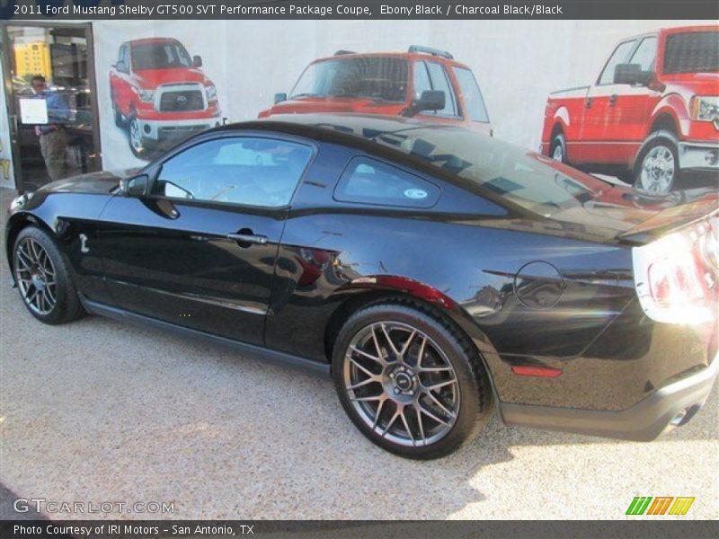 Ebony Black / Charcoal Black/Black 2011 Ford Mustang Shelby GT500 SVT Performance Package Coupe