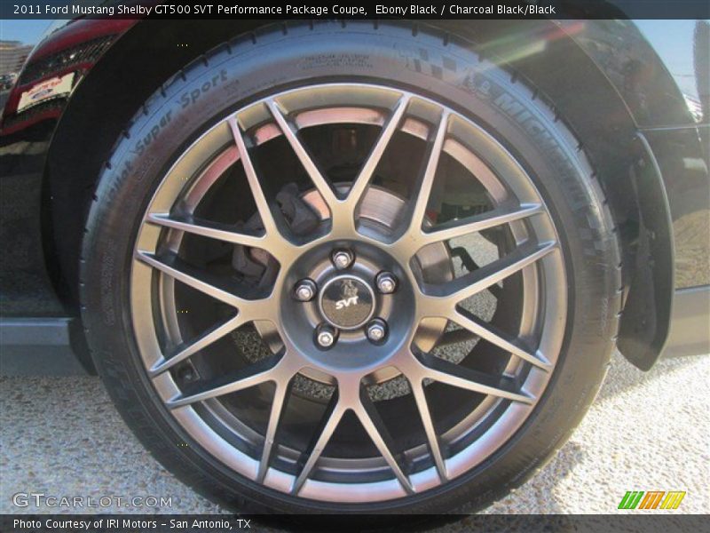 Ebony Black / Charcoal Black/Black 2011 Ford Mustang Shelby GT500 SVT Performance Package Coupe