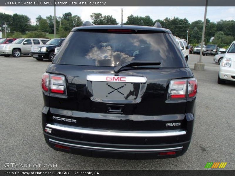 Carbon Black Metallic / Ebony 2014 GMC Acadia SLE AWD