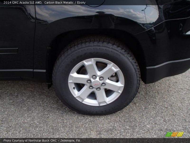 Carbon Black Metallic / Ebony 2014 GMC Acadia SLE AWD