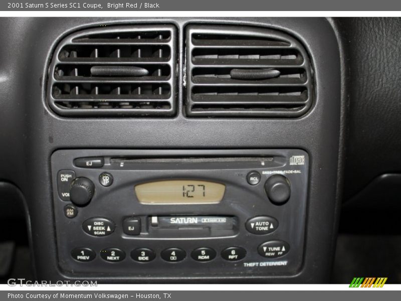 Bright Red / Black 2001 Saturn S Series SC1 Coupe