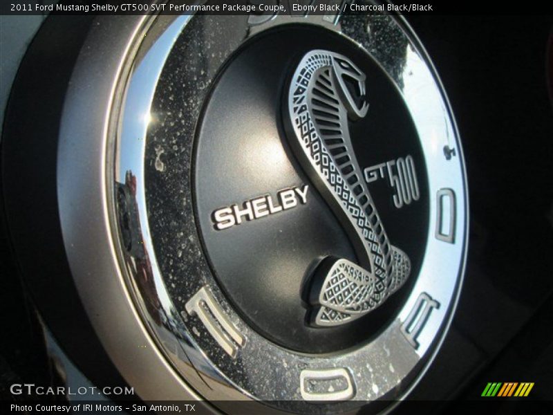 Ebony Black / Charcoal Black/Black 2011 Ford Mustang Shelby GT500 SVT Performance Package Coupe