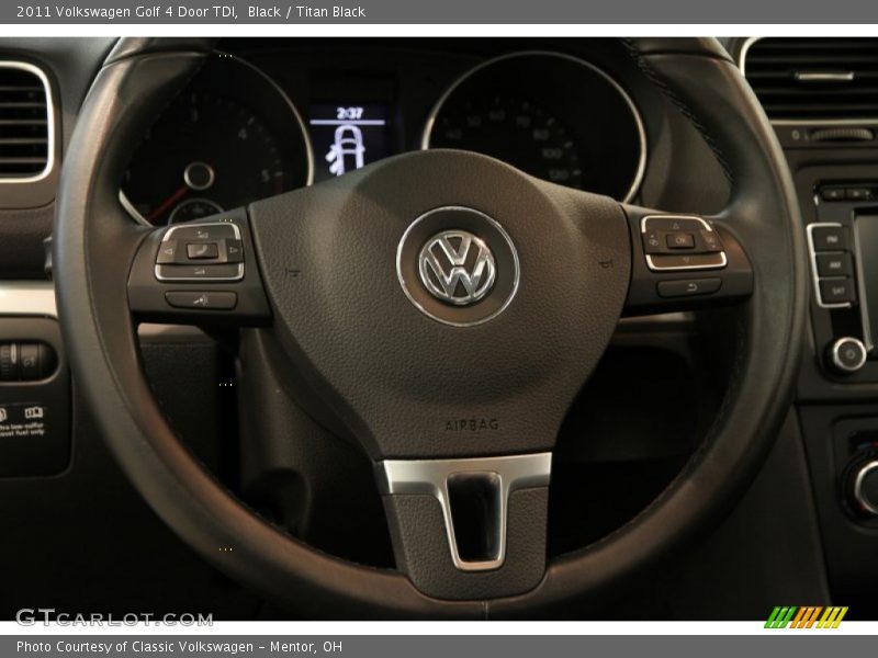  2011 Golf 4 Door TDI Steering Wheel