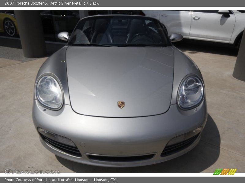 Arctic Silver Metallic / Black 2007 Porsche Boxster S