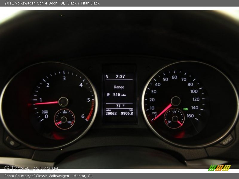  2011 Golf 4 Door TDI 4 Door TDI Gauges