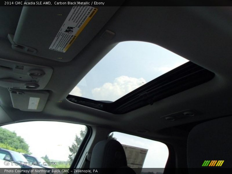 Carbon Black Metallic / Ebony 2014 GMC Acadia SLE AWD